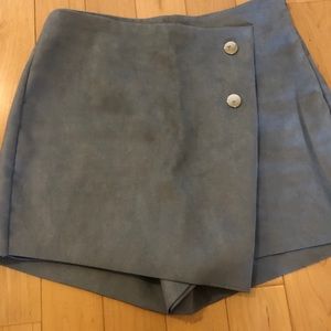 Zara Faux Suede Skort